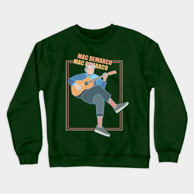 Mac DeMarco Retro Design Crewneck Sweatshirt by The Collection